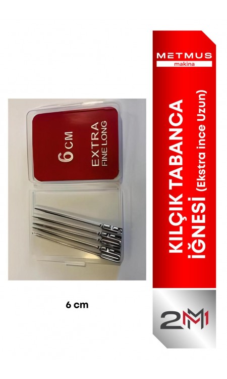 İnce Extra Uzun İğne( 6cm)